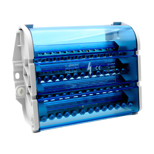 Bloc de distributie electrica, 4 poli, 160A - Plastim PDB4160